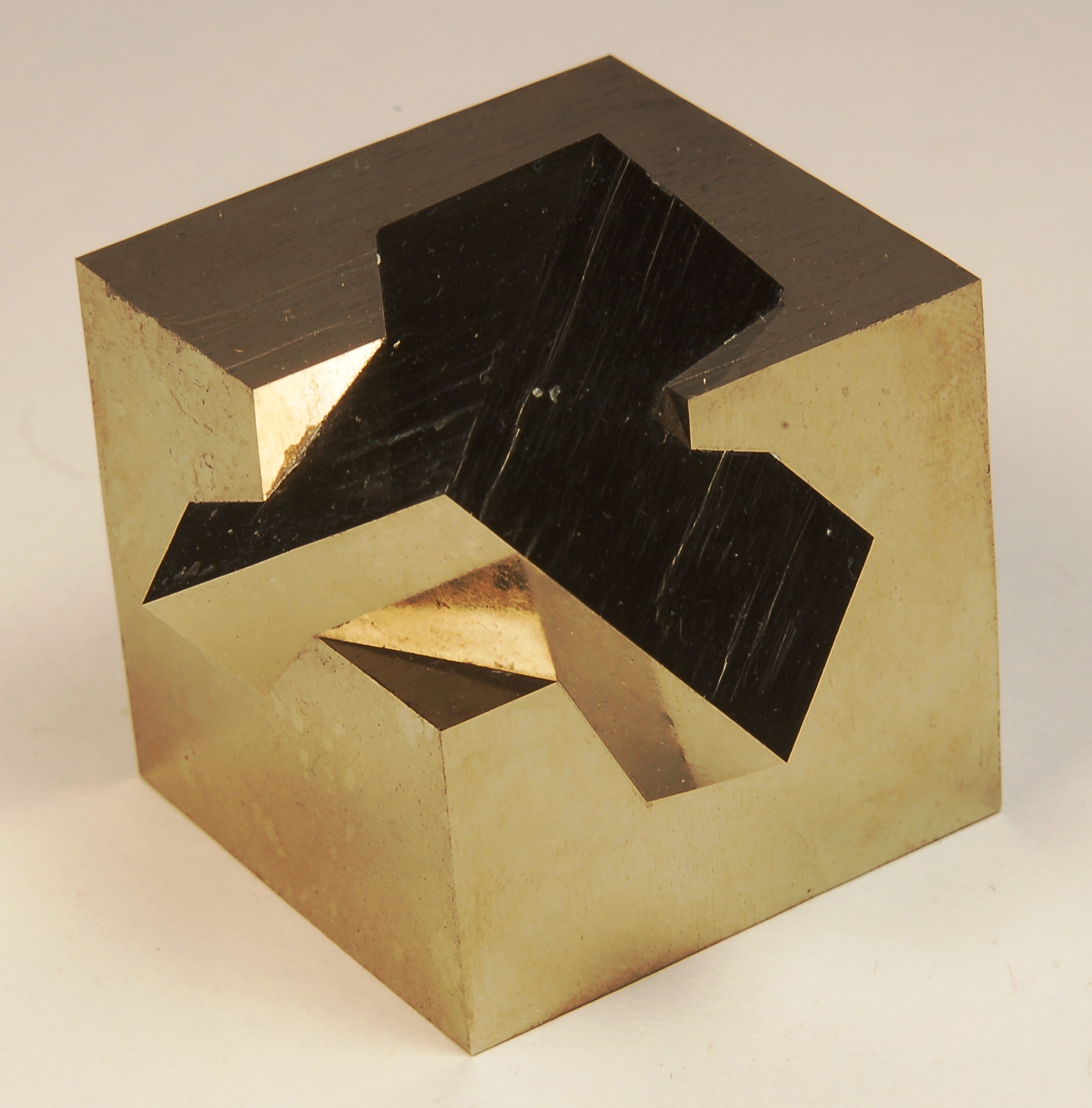Pyrite FeS2 Navajun La Rioja Spain Size 4 X 3 5 X 3 5 Cm 
